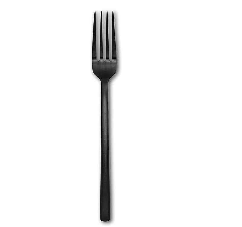 Cambridge Silversmiths Beacon Flatware Silverware Set, Black Satin, Service for 4, Includes Forks/Spoons/Knives, 20 Piece - Image 4